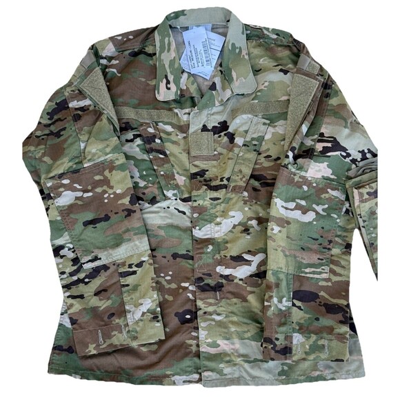 Men's‎ Camouflage Fatigues Combat Coat And Pants Insect Shield NWT Medium Long - Picture 2 of 7